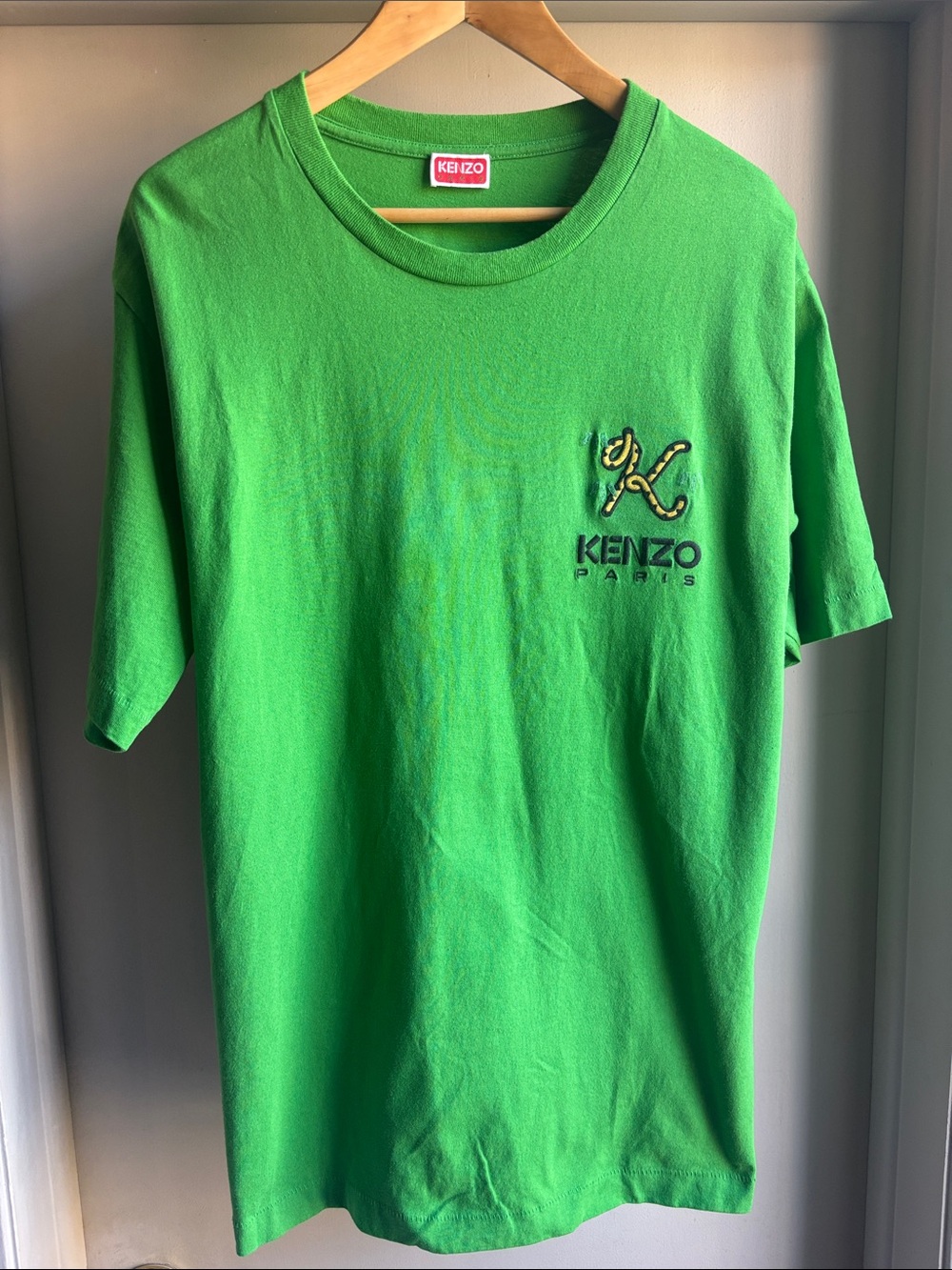 Kenzo Embroidered Tiger Tail Logo Tee
